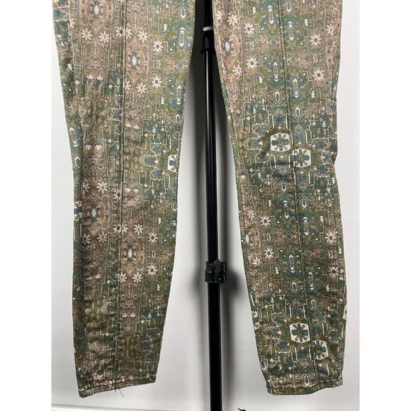 Anthropologie Multicolor Boho Western Aztec Cadet Slim Utility Pant Size‎ 27 - Picture 3 of 8